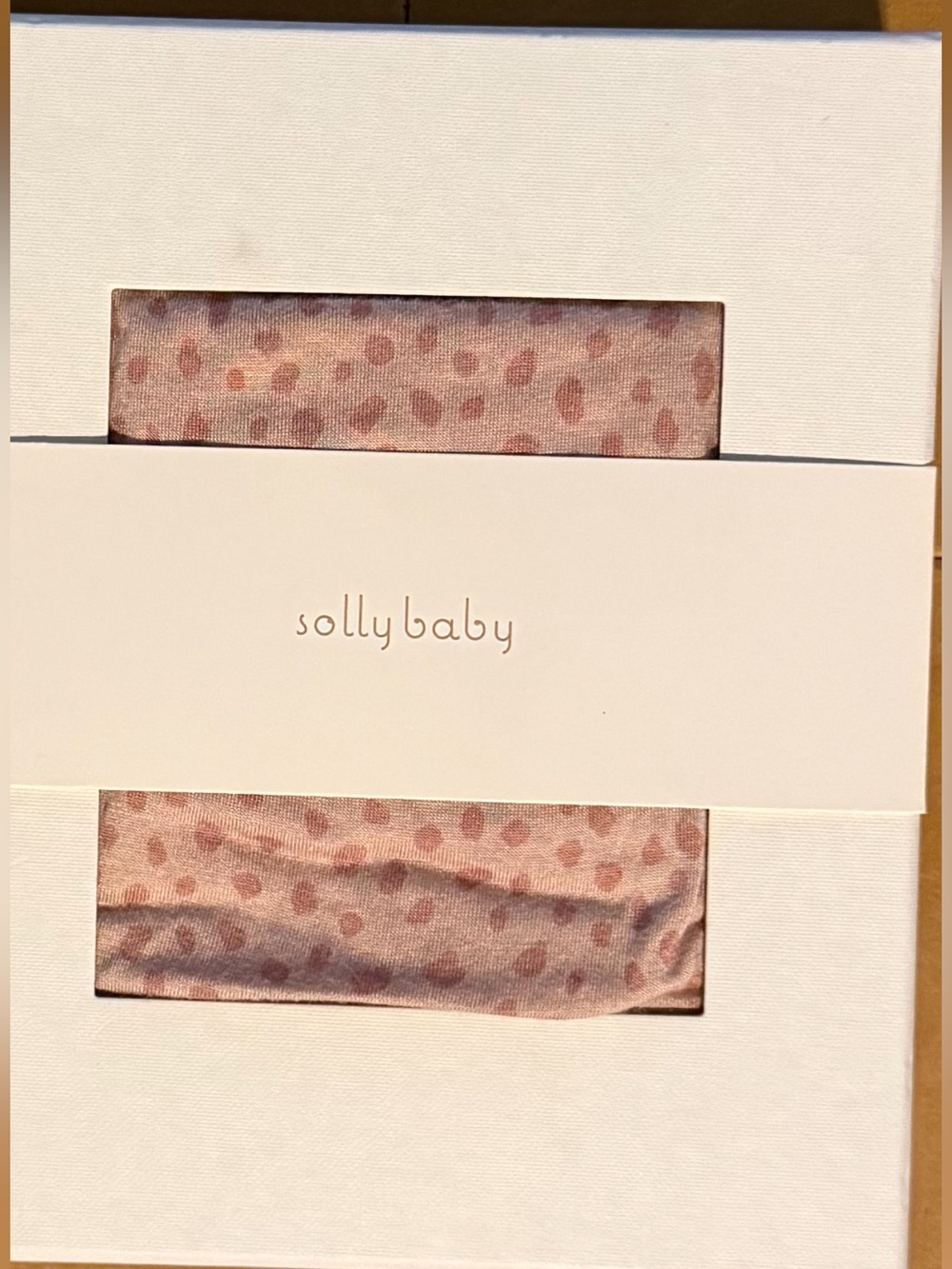 🖤$50 FLASH SALE🖤Solly Baby Nordstrom Exclusive Rosy Spots Wrap NWT - Picture 5 of 7